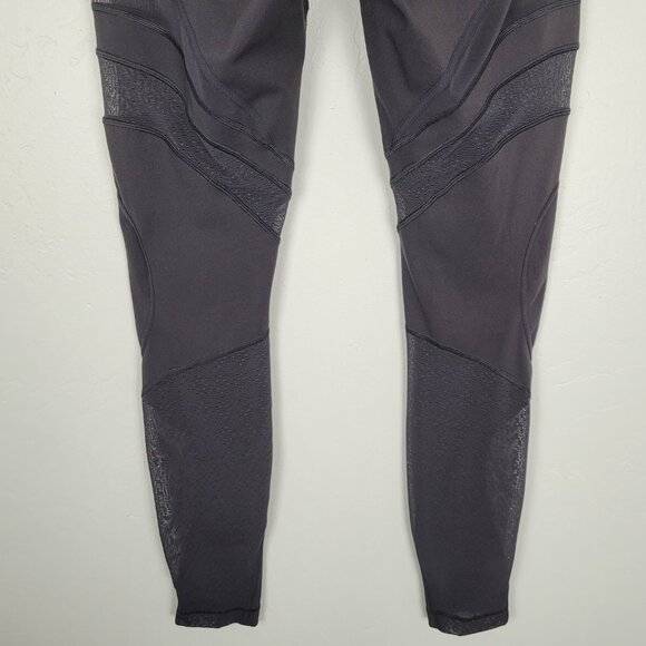 Lululemon Wunder Under High Rise Tight Mesh 28" Luxtreme Black Size 8 - Picture 9 of 12